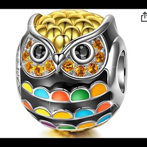 NinaQueen Gold-Plated Owl Charm